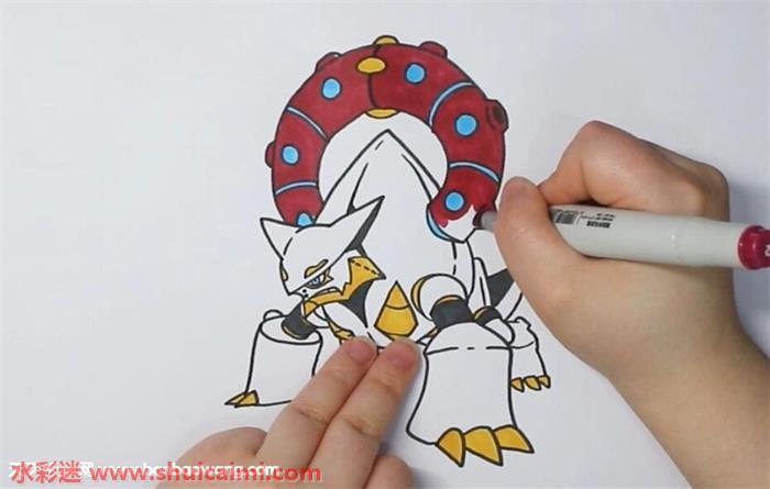 波尔凯尼恩怎么画 波尔凯尼恩简笔画步骤