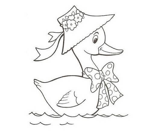 鸭子的简笔画 鸭子的简笔画简单又好看