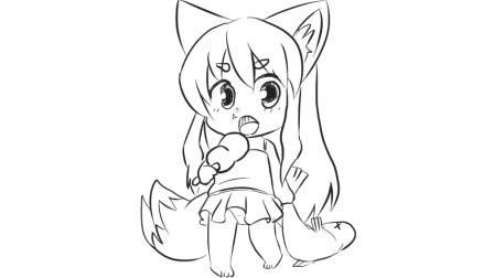 可爱的卡通人物简笔画 可爱的卡通人物简笔画图片大全