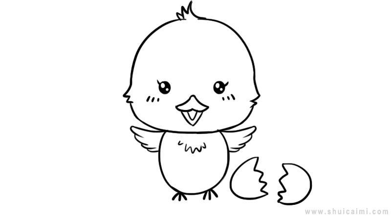 小鸡简笔画怎么画 小鸡简笔画简单