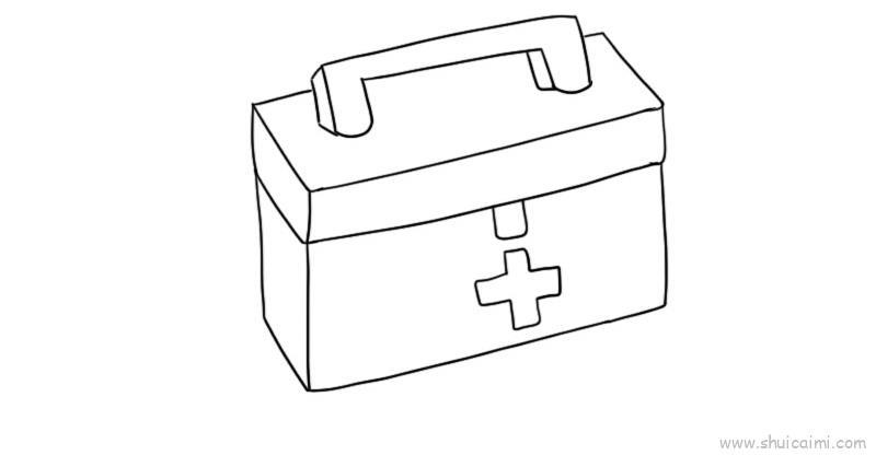 医用箱儿童画怎么画 医用箱简笔画顺序