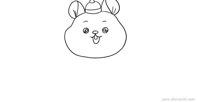 老鼠过年儿童画怎么画 老鼠过年简笔画图片