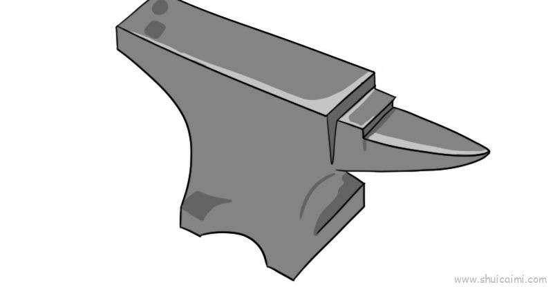 铁砧儿童画怎么画 铁砧简笔画顺序