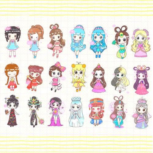 叶罗丽简笔画 叶罗丽简笔画简单又漂亮