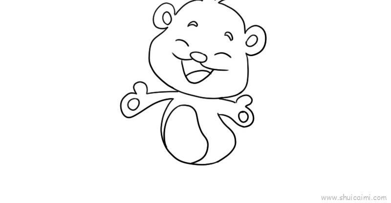 熊儿童画怎么画 熊简笔画好看