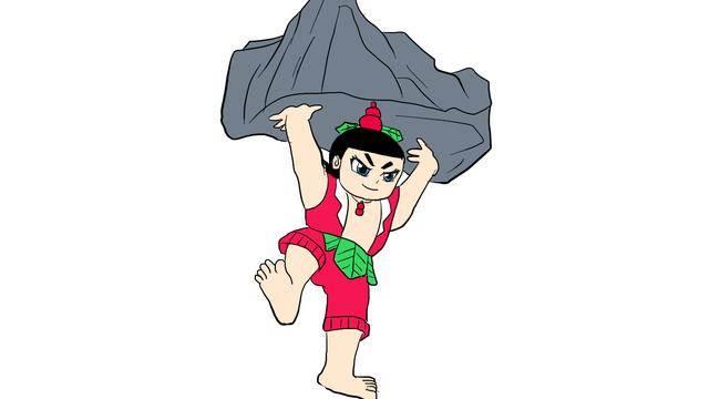 葫芦娃简笔画 金刚葫芦娃卡通简笔画