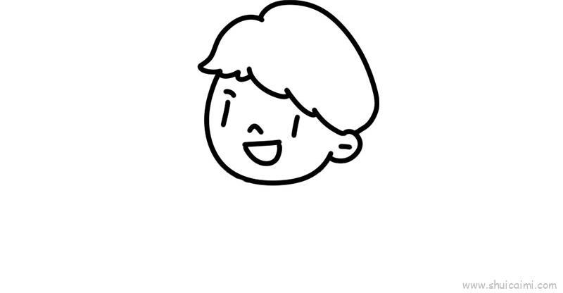 小孩儿童画怎么画 小孩简笔画简单