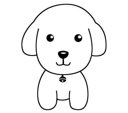 狗狗简笔画 狗狗简笔画简单又漂亮