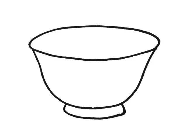 碗的简笔画图片大全 碗的简笔画图片大全图片