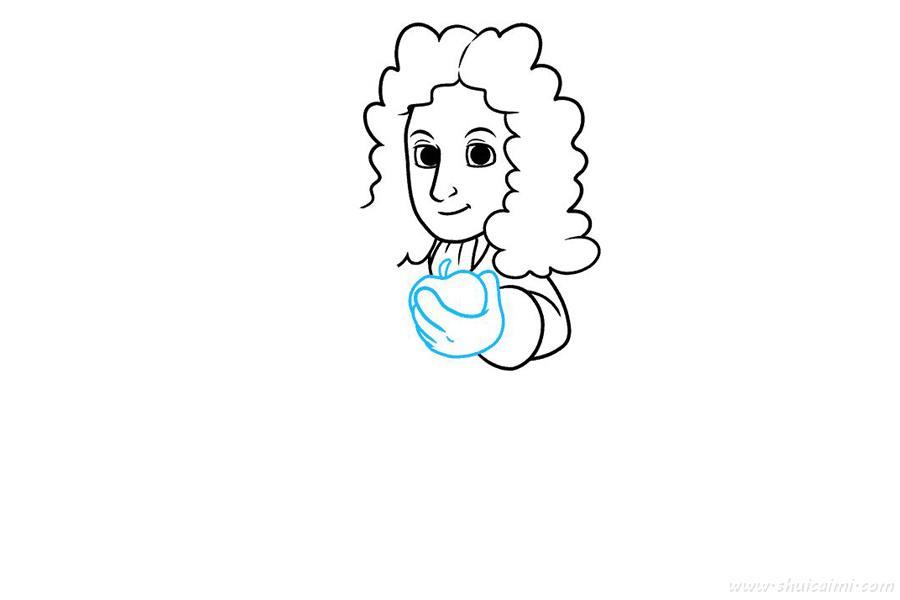 牛顿怎么画 牛顿简笔画漂亮卡通