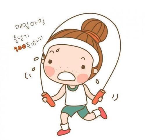 跳绳简笔画 跳绳简笔画男孩卡通