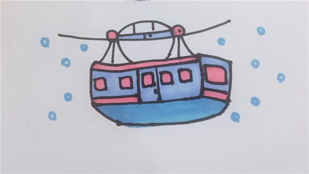 缆车的简笔画怎么画 缆车简笔画画法