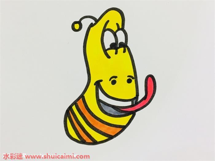 爆笑虫子怎么画 爆笑虫子简笔画简单好看