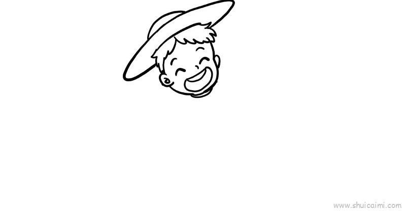 父与子儿童画怎么画 父与子简笔画教程步骤图片