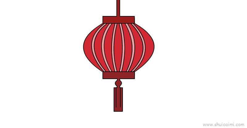幼儿看灯笼儿童画怎么画 幼儿看灯笼简笔画好看