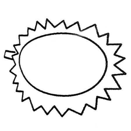 榴莲简笔画 榴莲简笔画图片
