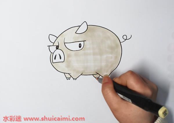 猪怎么画 猪简笔画漂亮卡通