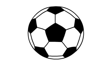 足球简笔画图片大全 足球简笔画. 步骤