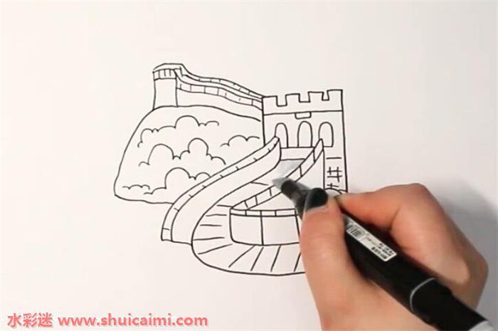 长城怎么画 长城简笔画画法
