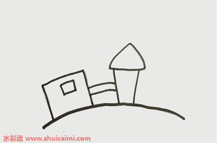 夜景怎么画 夜景简笔画简单好看带颜色