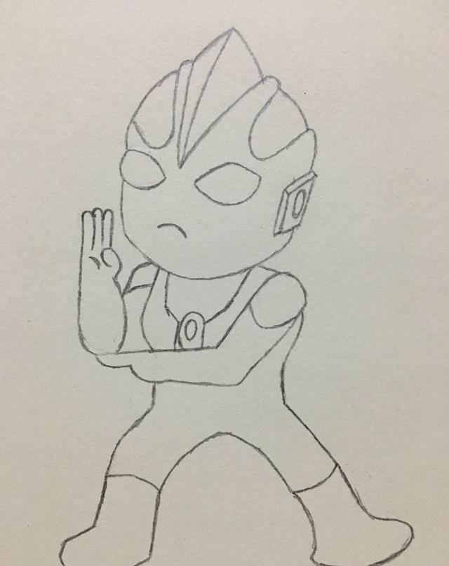 奥特曼怎么画简笔画 迪迦奥特曼怎么画简笔画