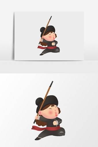 武松简笔画 武松简笔画简单