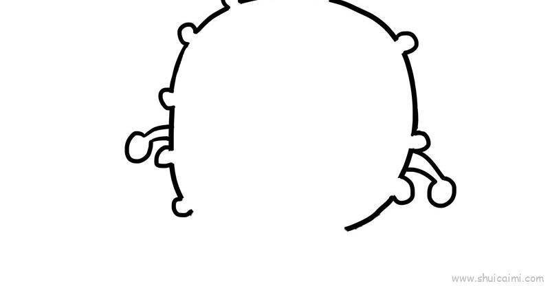 新型冠状病毒儿童画怎么画 新型冠状病毒简笔画简单