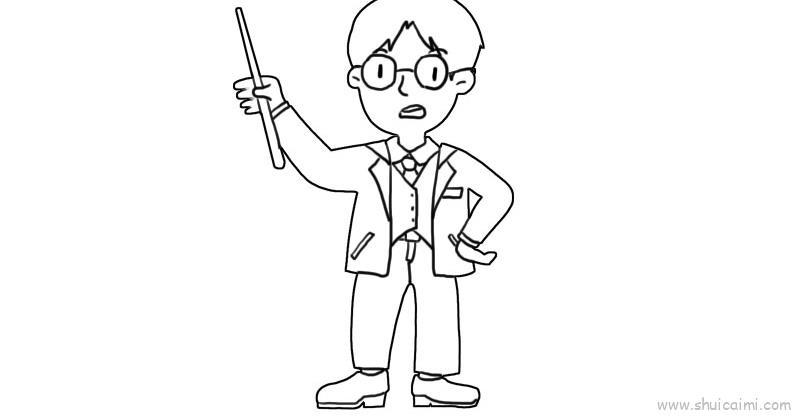 老师儿童画怎么画 老师简笔画画法