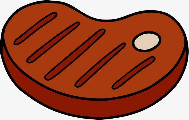 牛排简笔画 牛排简笔画彩色