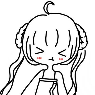 小女孩头像简笔画 小女孩头像简笔画图片大全可爱