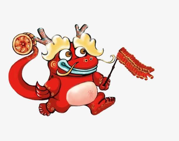 年兽儿童画简笔画素材 年兽儿童画简笔画素材大全