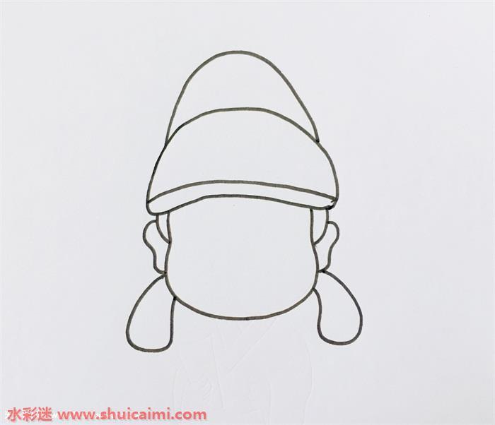 李白怎么画 李白简笔画简单彩色