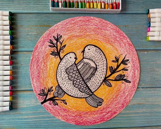 线描装饰线条简笔画 线描装饰线条简笔画图片大全
