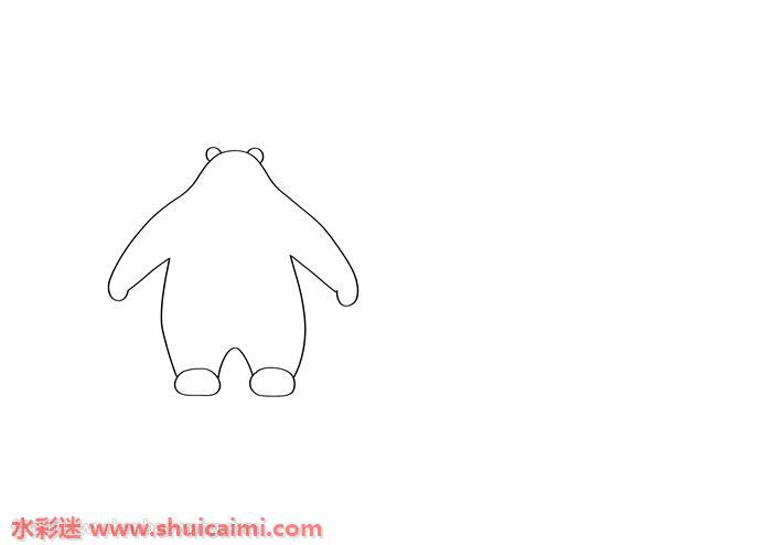 熊大熊二怎么画 熊大熊二简笔画画法