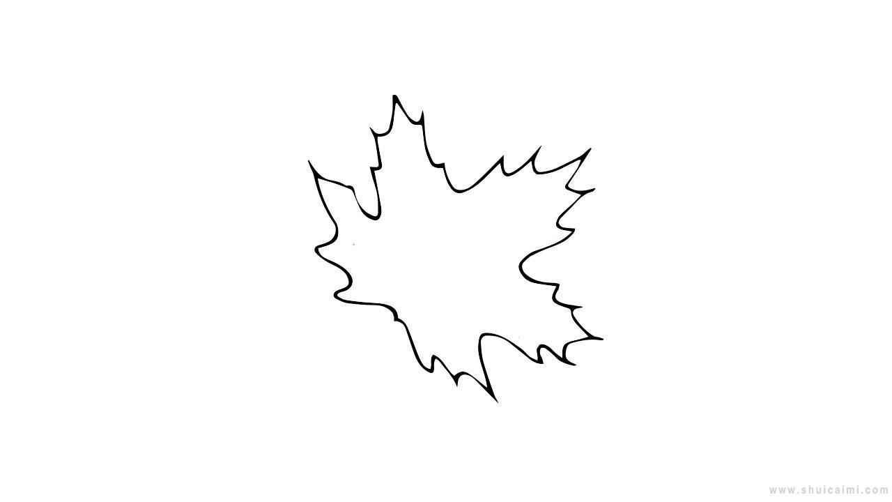 秋天枫叶简笔画怎么画 秋天枫叶简笔画顺序