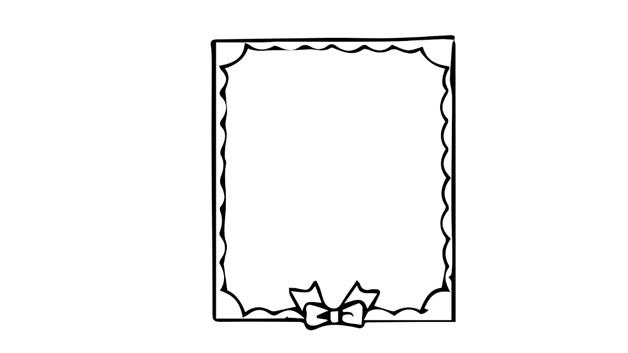 画框简笔画怎么画 画框简笔画画法