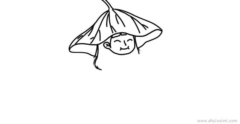 吃西瓜儿童画怎么画 吃西瓜简笔画图片