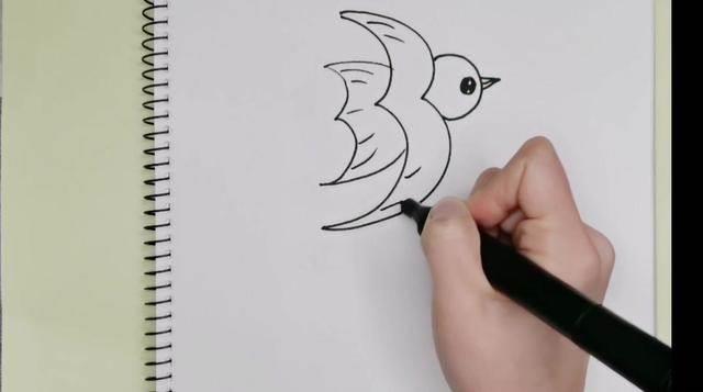 小燕子简笔画 小燕子简笔画图片