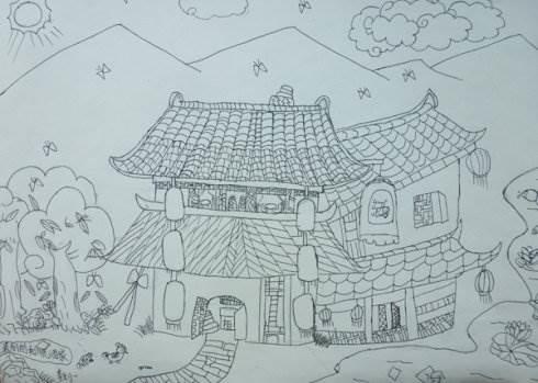 我的家乡简笔画 我的家乡简笔画幼儿园