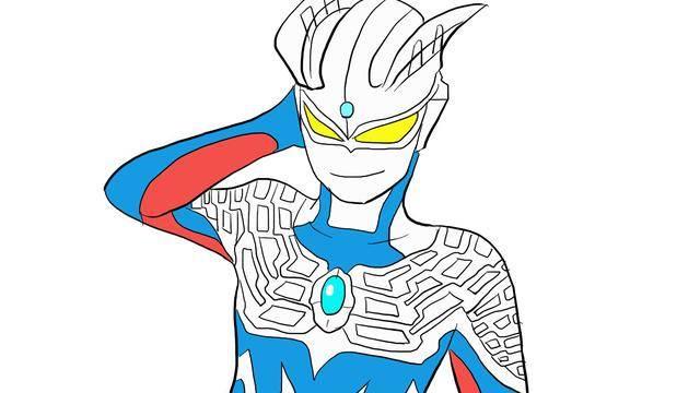 赛罗奥特曼简笔画图片大全 无限赛罗奥特曼简笔画图片大全