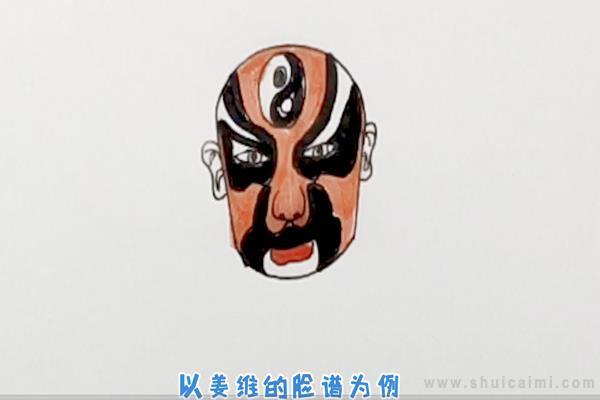 脸谱简笔画怎么画 脸谱简笔画步骤