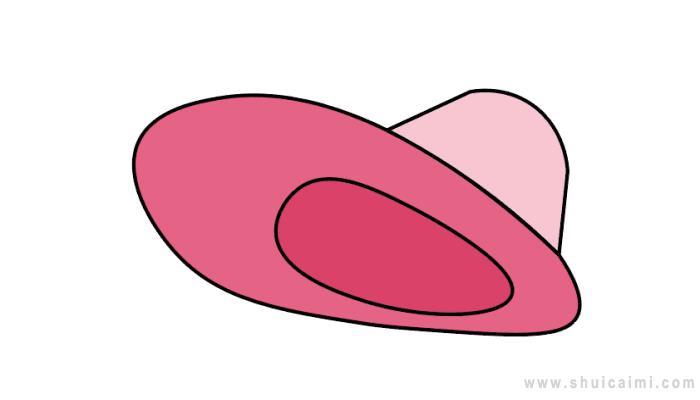 太阳帽简笔画怎么画 太阳帽简笔画步骤