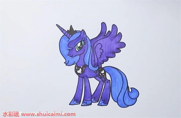 月亮公主怎么画 月亮公主简笔画简单易画