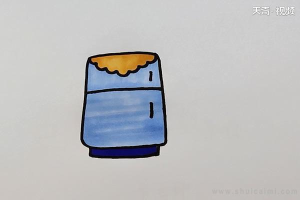 冰箱简笔画怎么画 冰箱简笔画步骤
