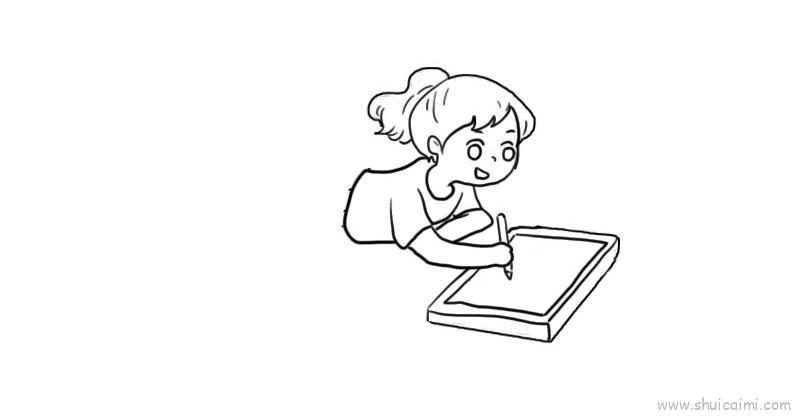 小女孩儿童画怎么画 小女孩简笔画简单又好看