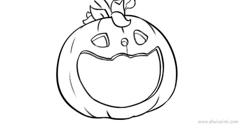 万圣节南瓜儿童画怎么画 万圣节南瓜简笔画画法