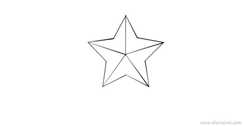 五角星儿童画怎么画 五角星简笔画简单