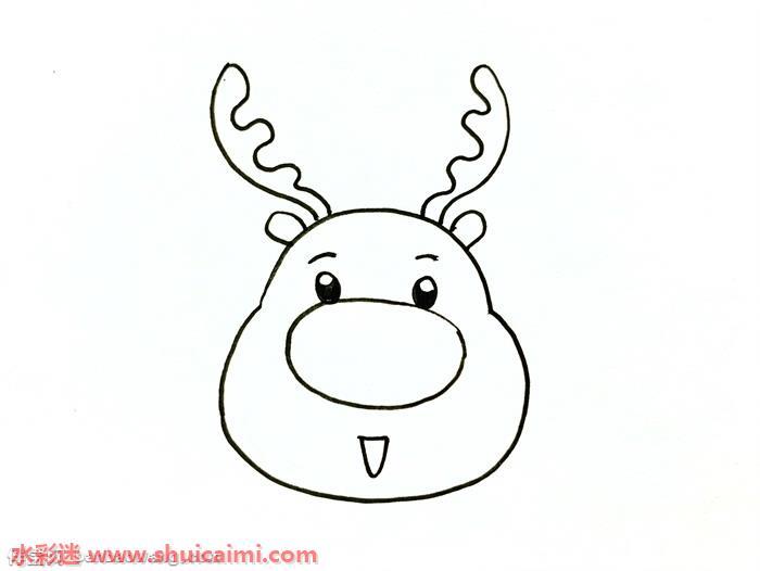 鹿怎么画 鹿简笔画步骤