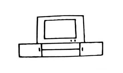 电视的简笔画图片大全 电视的简笔画图片大全彩色