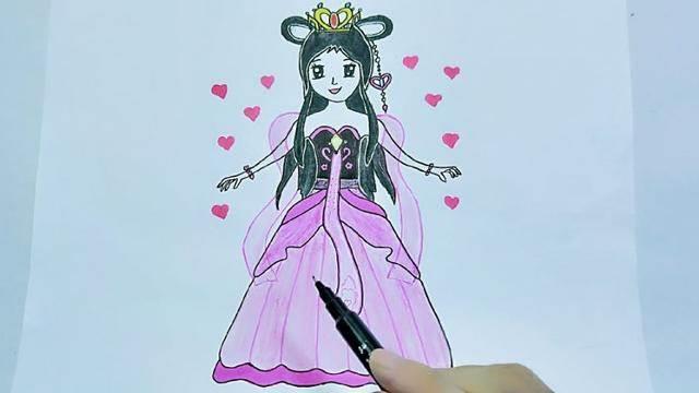叶罗丽七个仙子简笔画 叶罗丽七个仙子简笔画冰公主